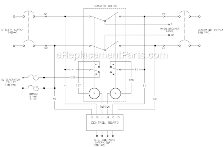 Page B Diagram and Parts List for 071023-0  Briggs and Stratton Generator
